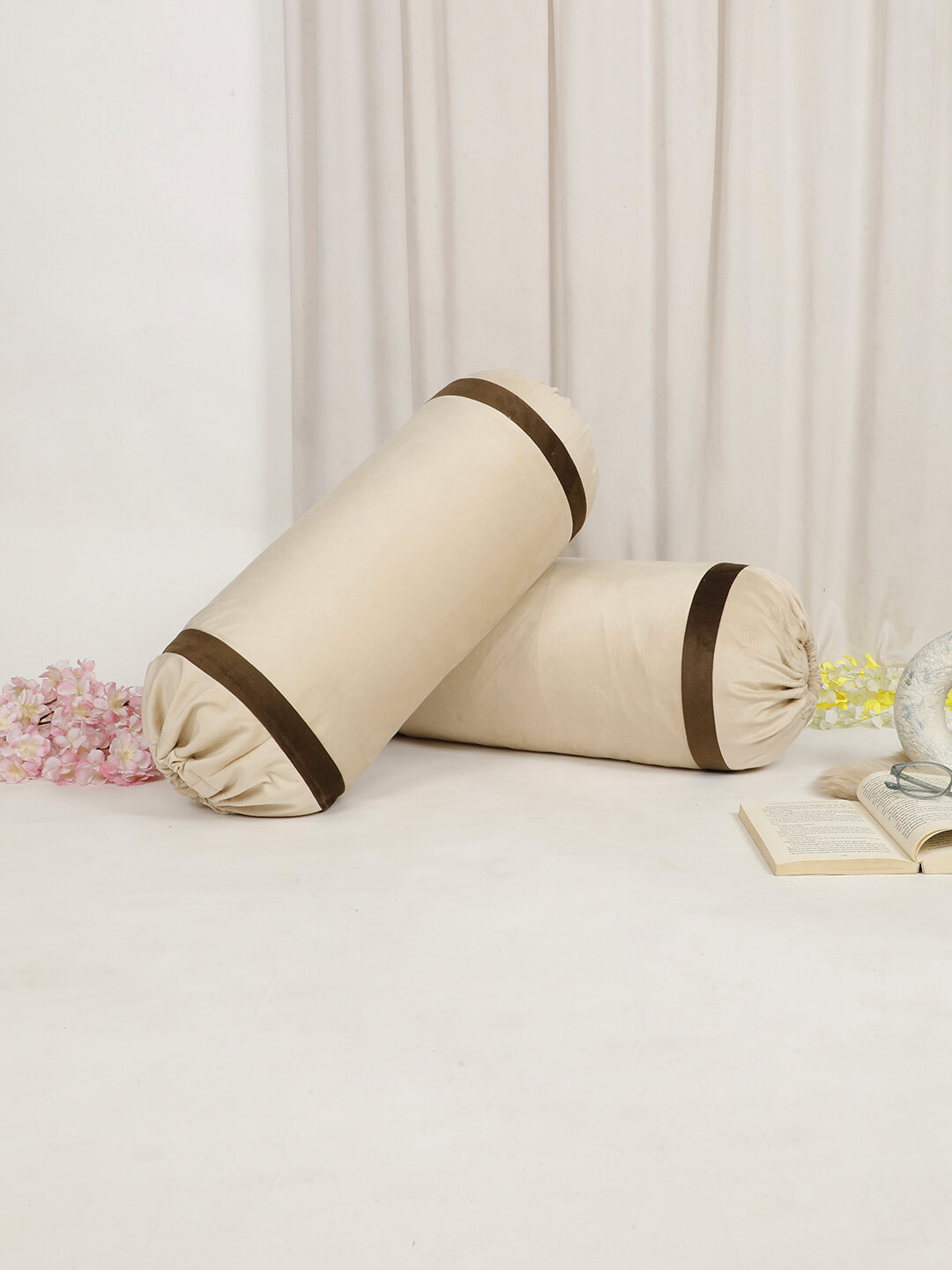 Cream and Dark Brown