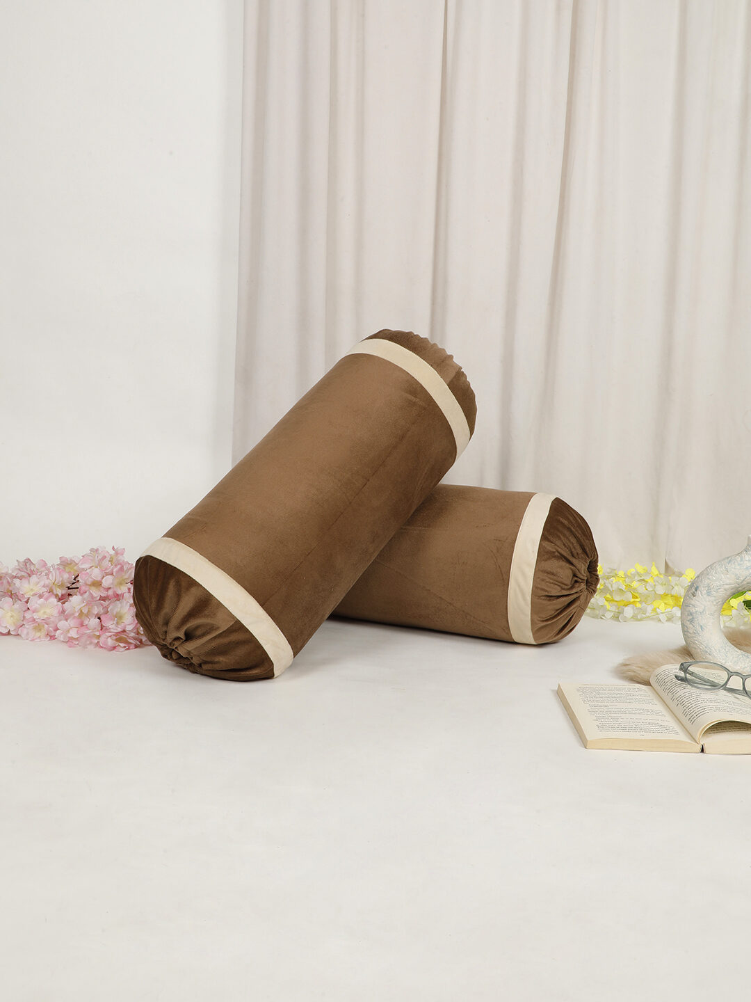 Dark Brown and Cream